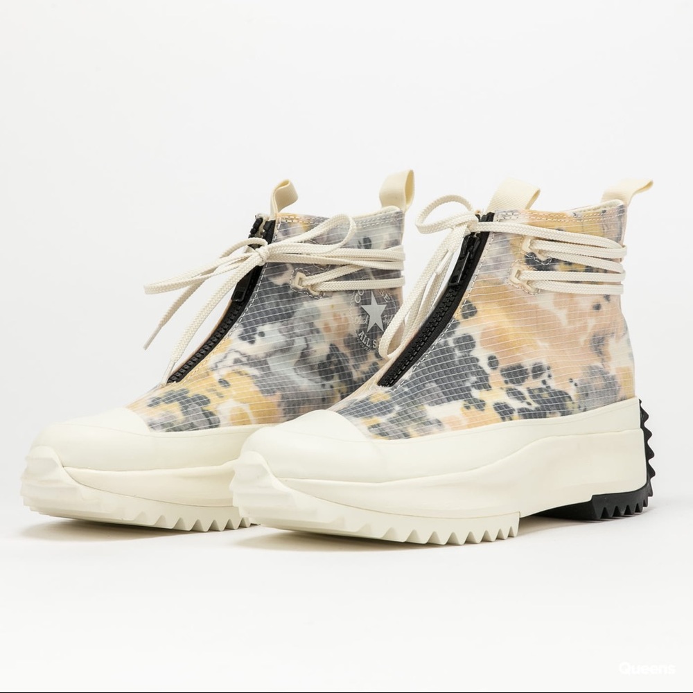 Converse Run Star Hike High washed Floral Boot